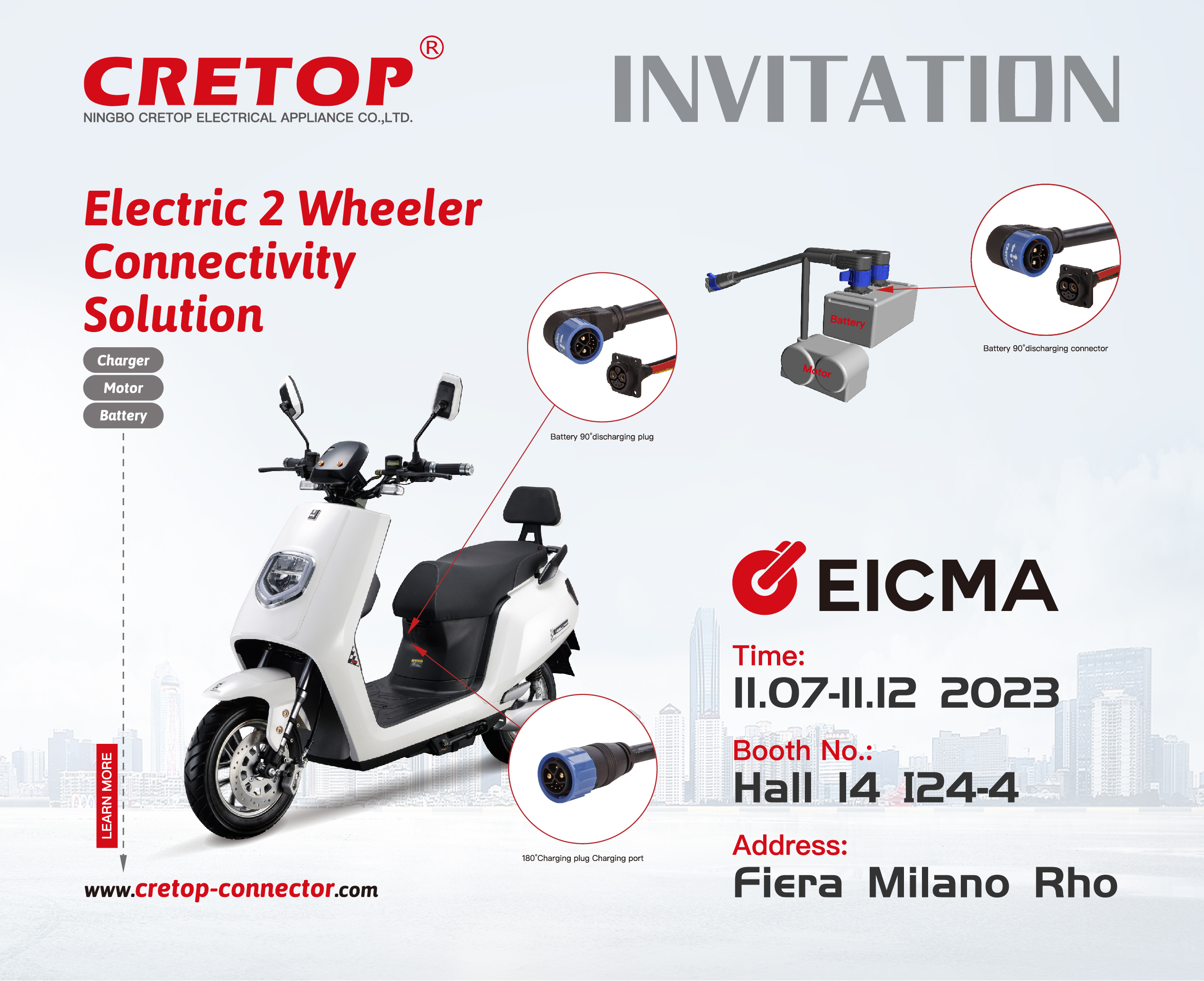 Az EICMA 2023 meghívója